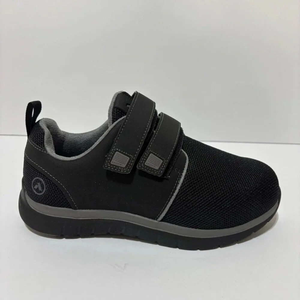 Anodyne Men’s No. 74 Sport Double Depth Sneakers Black, Size 7.5 Extra Wide